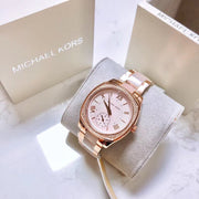  Shop Authentic Michael Kors Bryn Rose Gold Dial Two Tone Steel Strap Watch for Women - MK6135 - Luxxuri