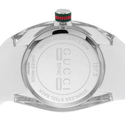  Shop Authentic Gucci Sync Quartz White Dial White Rubber Strap Unisex Watch - YA137302 - Luxxuri