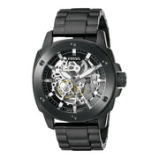  Shop Authentic Fossil Modern Machine Automatic Silver Dial Black Steel Strap Watch for Men - ME3080 - Luxxuri