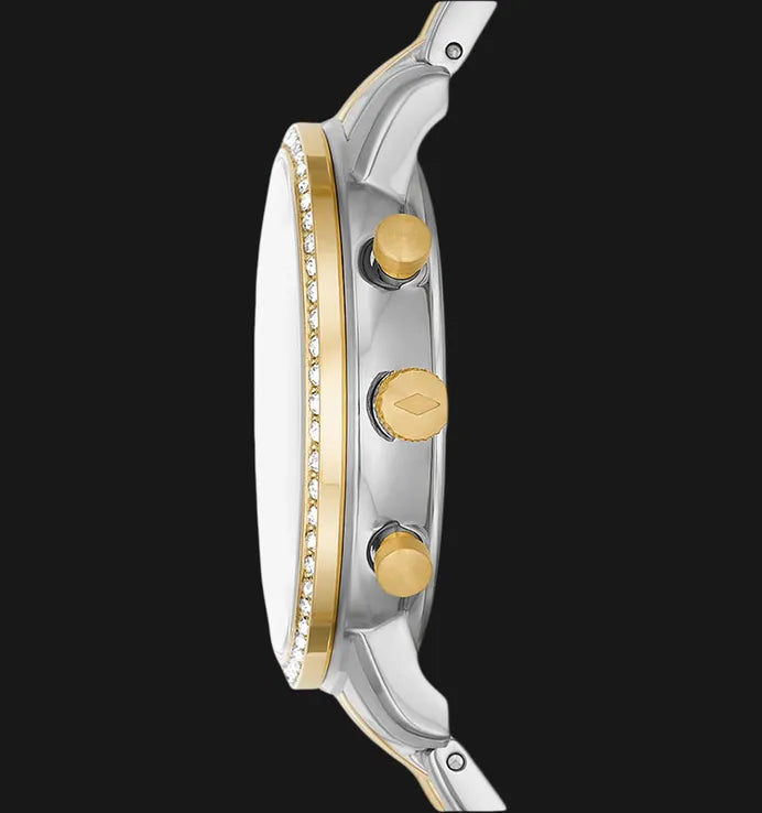  Shop Authentic Fossil Neutra Chronograph Mother of Pearl White Dial Two Tone Steel Strap Watch for Women - ES5216 - Luxxuri