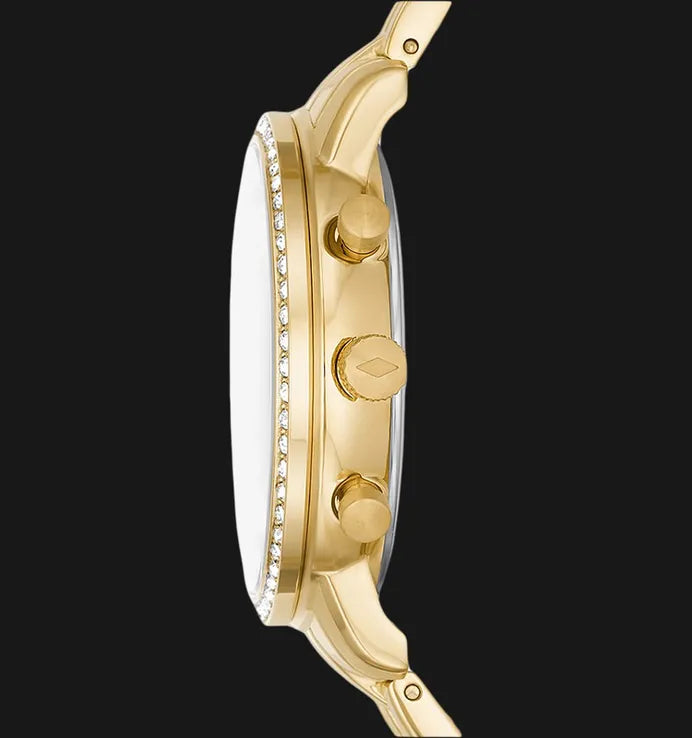  Shop Authentic Fossil Neutra Chronograph Gold Dial Gold Steel Strap Watch for Women - ES5219 - Luxxuri