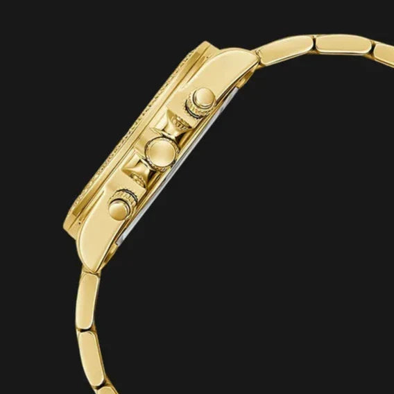  Shop Authentic Guess Sol Chronograph Gold Dial Gold Steel Strap Watch For Women - GW0483L2 - Luxxuri