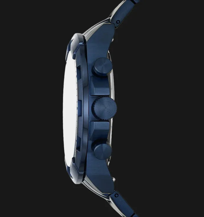  Shop Authentic Fossil Bronson Chronograph Blue Dial Blue Steel Strap Watch for Men - FS5916 - Luxxuri