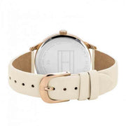  Shop Authentic Tommy Hilfiger Brooke Quartz White Dial Cream Leather Strap Watch for Women  - 1782022 - Luxxuri