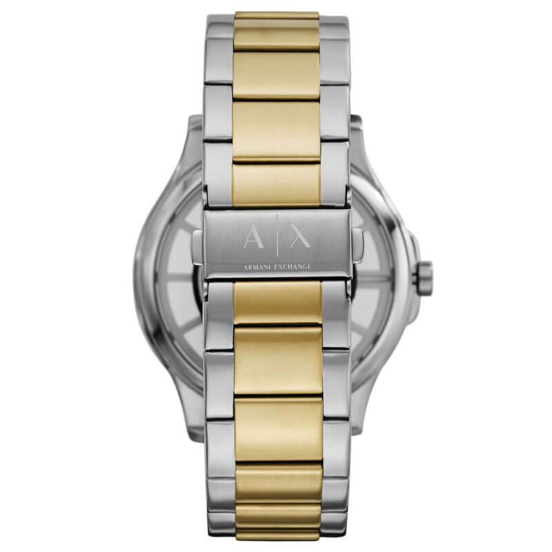  Shop Authentic Armani Exchange Hampton Chronograph Grey Dial Two Tone Steel Strap Watch For Men - AX2403 - Luxxuri
