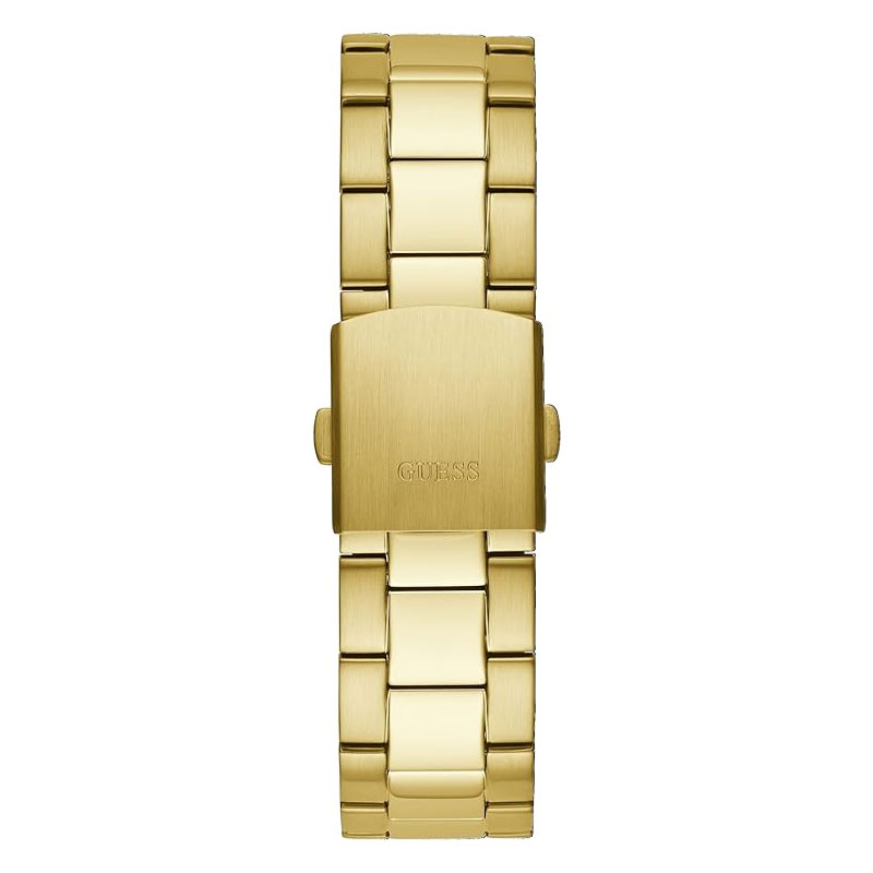  Shop Authentic Guess Analog Chronograph Gold Dial Gold Steel Strap Watch for Men - GW0329G3 - Luxxuri