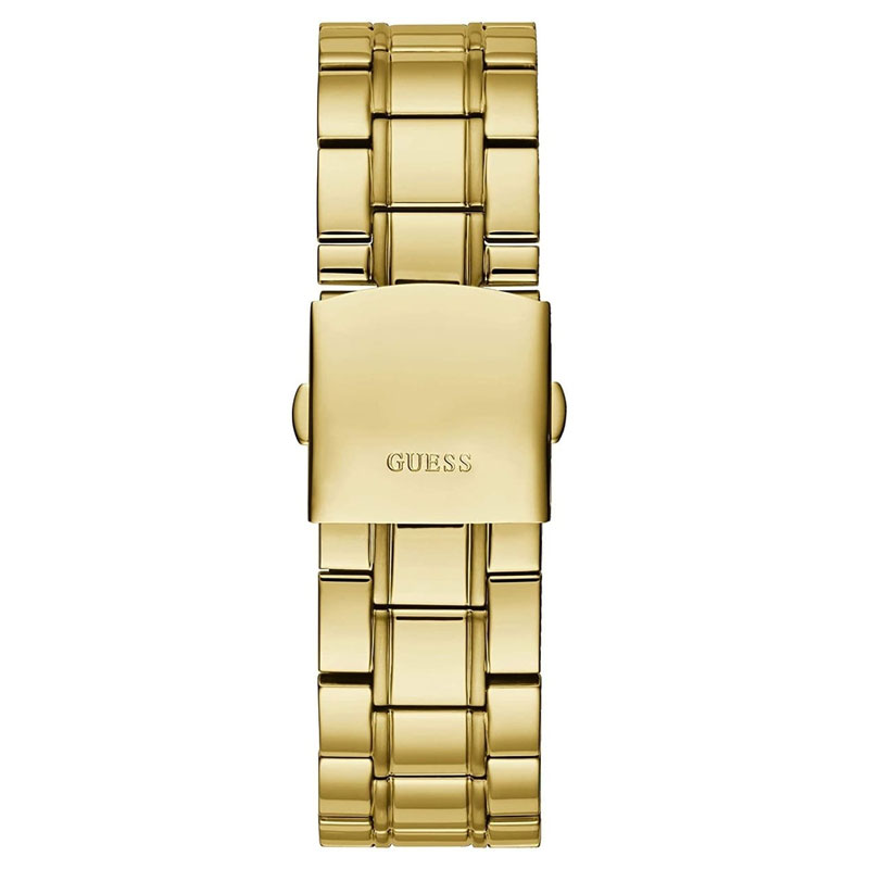  Shop Authentic Guess Horizon Chronograph Black Dial Gold Steel Strap Watch For Men - W0379G4 - Luxxuri