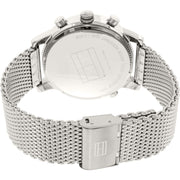  Shop Authentic Tommy Hilfiger Harrison Quartz Grey Dial Silver Mesh Bracelet Watch for Men - 1790877 - Luxxuri