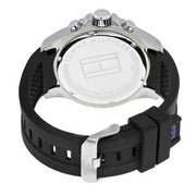  Shop Authentic Tommy Hilfiger Sport Multifunction Black Dial Black Rubber Strap Watch for Men - 1791143 - Luxxuri