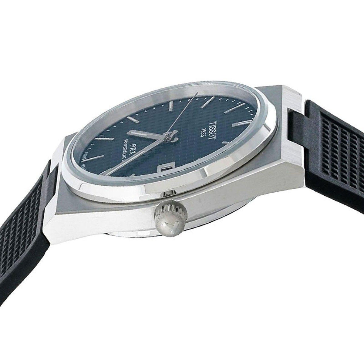  Shop Authentic Tissot PRX Powermatic 80 Blue Dial Black Rubber Strap Watch for Men - T137.407.17.041.00 - Luxxuri