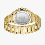  Shop Authentic Hugo Boss Energy Chronograph Blue Dial Gold Steel Strap Watch For Men - 1513973 - Luxxuri