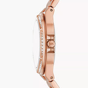  Shop Authentic Michael Kors Lennox Quartz Rose Gold Dial Rose Gold Steel Strap Watch For Women - MK7405 - Luxxuri