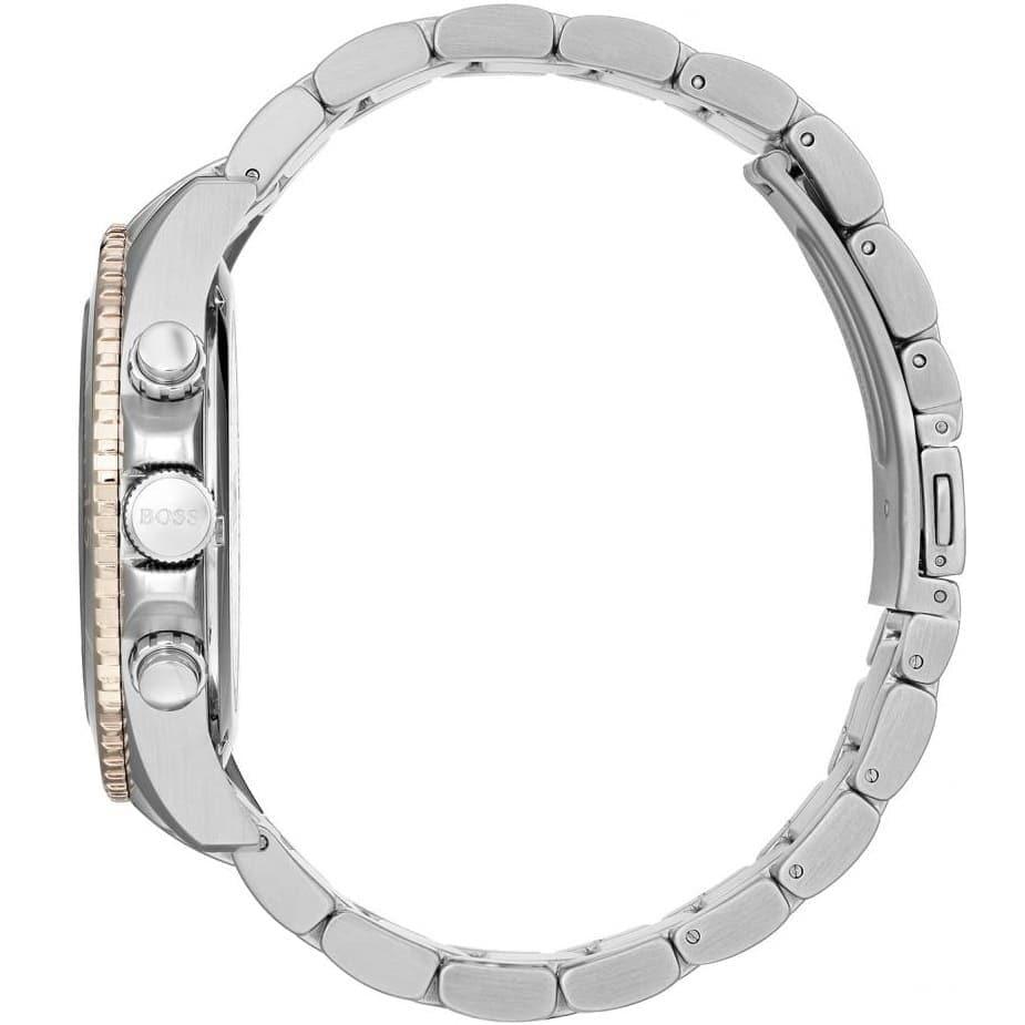  Shop Authentic Hugo Boss Ocean Edition Black Dial Two Tone Steel Strap Watch for Men - 1513705 - Luxxuri