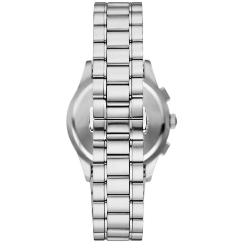  Shop Authentic Emporio Armani Chronograph Blue Dial Silver Steel Strap Watch For Men - AR11528 - Luxxuri