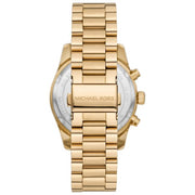  Shop Authentic Michael Kors Lexington Chronograph Gold Dial Gold Steel Strap Watch For Women - MK7377 - Luxxuri