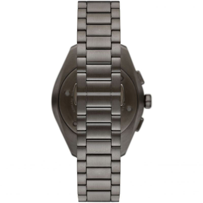  Shop Authentic Emporio Armani Chronograph Quartz Blue Dial Grey Steel Strap Watch For Men - AR11481 - Luxxuri