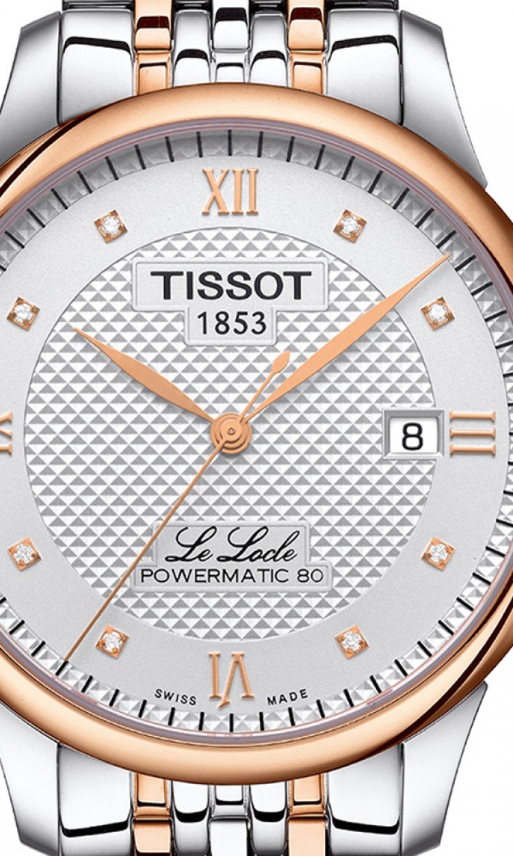  Shop Authentic Tissot T Classic Le Locle Powermatic 80 Silver Dial Two Tone Steel Strap Watch For Men - T006.407.22.036.00 - Luxxuri
