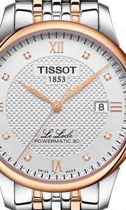  Shop Authentic Tissot T Classic Le Locle Powermatic 80 Silver Dial Two Tone Steel Strap Watch For Men - T006.407.22.036.00 - Luxxuri