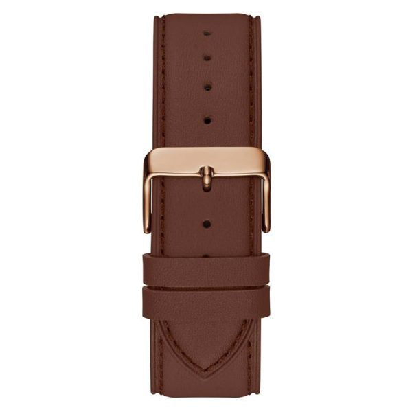  Shop Authentic Guess Connoisseur Blue Dial Brown Leather Strap Watch For Men - GW0353G2 - Luxxuri