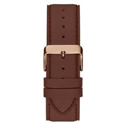  Shop Authentic Guess Connoisseur Blue Dial Brown Leather Strap Watch For Men - GW0353G2 - Luxxuri