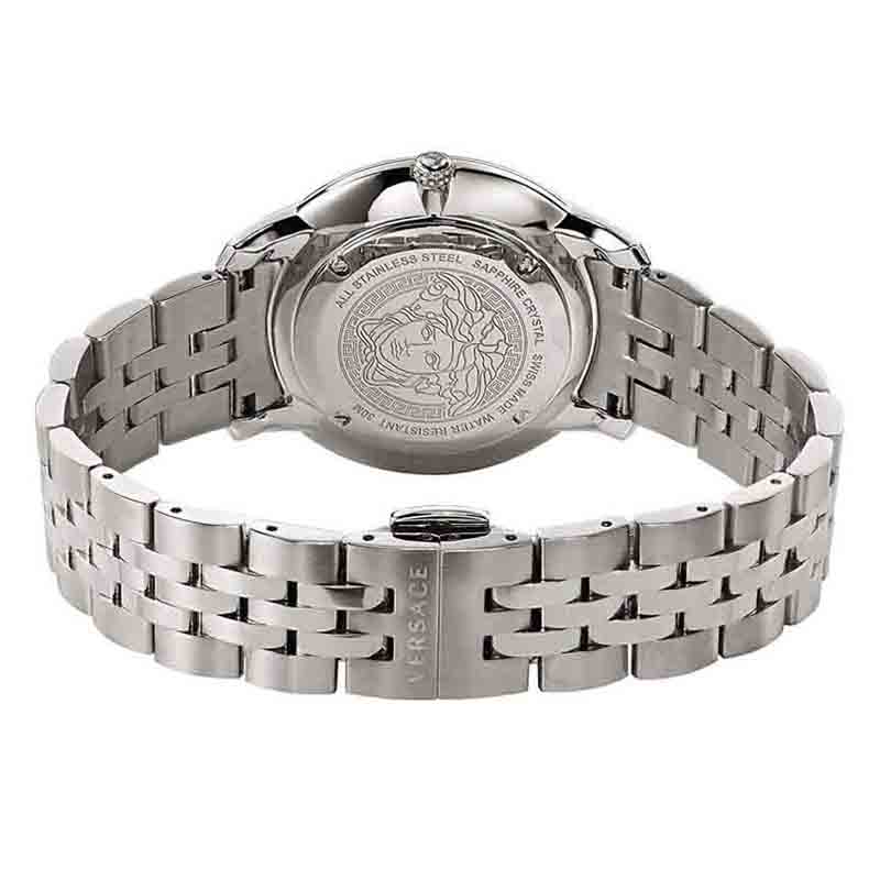 Shop Authentic Versace V-Urban Light Blue Dial Silver Steel Strap Watch for Men - VELQ00419 - Luxxuri