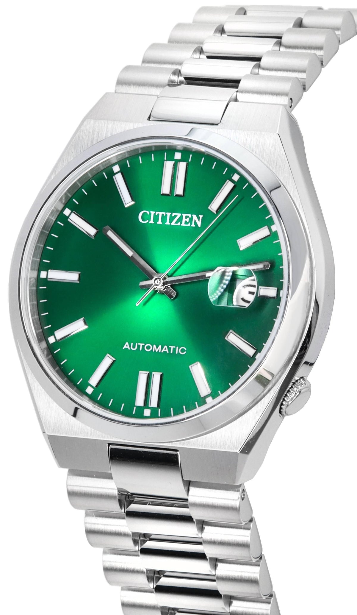  Shop Authentic Citizen Tsuyosa Automatic Green Dial Silver Steel Strap Watch For Men - NJ0150-81X - Luxxuri