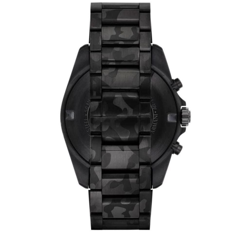  Shop Authentic Emporio Armani Sportivo Quartz Black Dial Black Steel Strap Watch For Men - AR11027 - Luxxuri