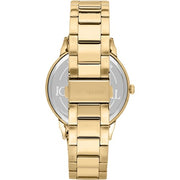  Shop Authentic Michael Kors Everest Three-Hand Mother of Pearl White Dial Gold Steel Strap Watch For Women - MK7363 - Luxxuri
