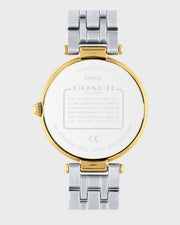 Coach Park Silver Dial Two Tone Steel Strap Watch for Women - 14503645