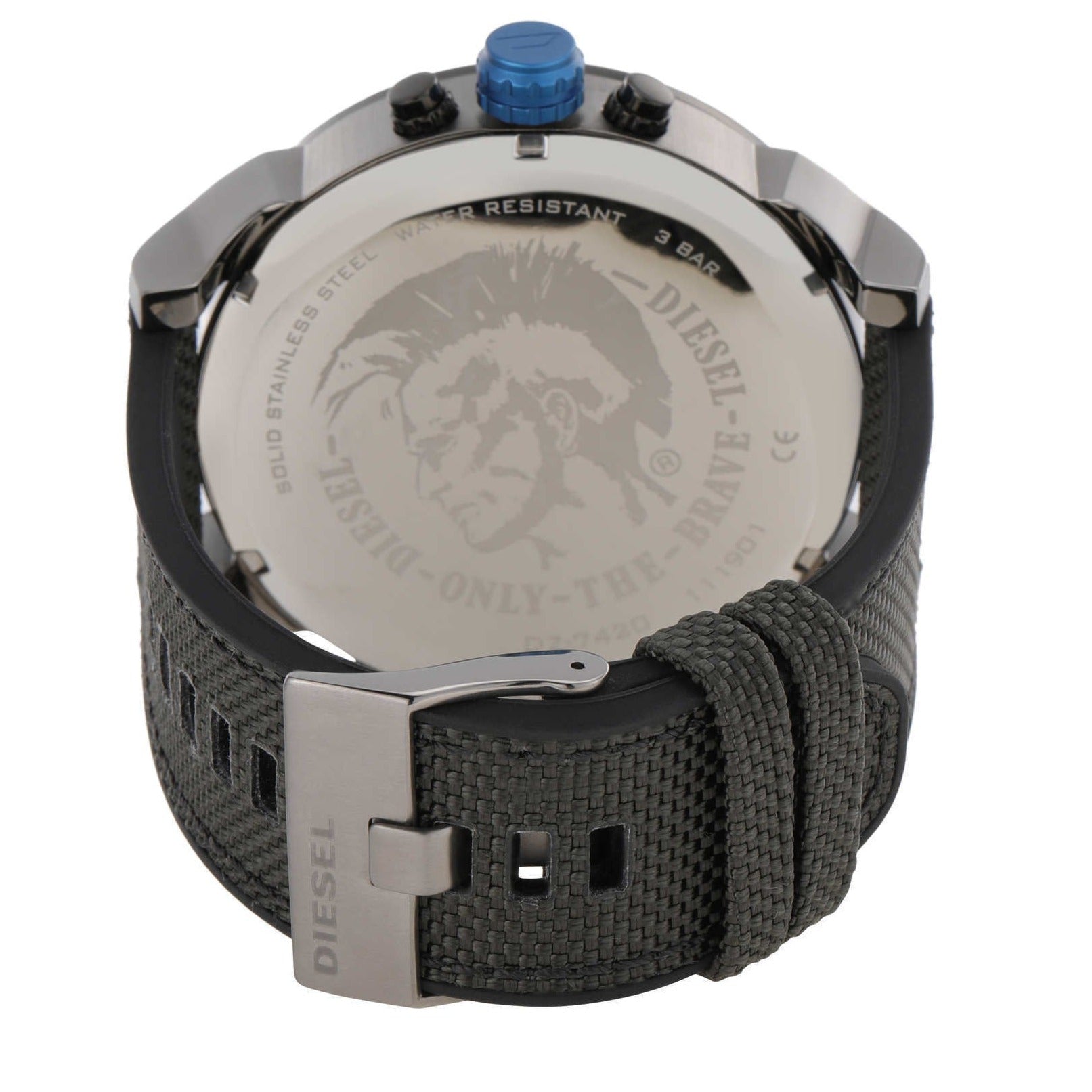  Shop Authentic Diesel Mr Daddy 2.0 Chronograph Grey Dial Black Nylon Strap Watch For Men - DZ7420 - Luxxuri