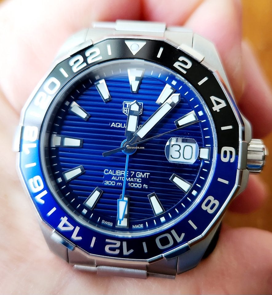  Shop Authentic Tag Heuer Aquaracer Blue Dial Watch for Men - WAY201T.BA0927 - Luxxuri
