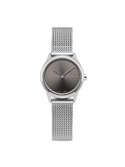  Shop Authentic Calvin Klein Minimal Grey Dial Silver Mesh Bracelet Watch for Women - K3M231Y3 - Luxxuri