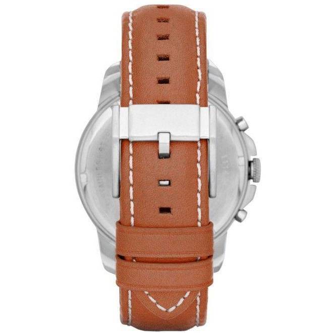  Shop Authentic Fossil Grant Chronograph Blue Dial Brown Leather Strap Watch for Men - FS5184 - Luxxuri