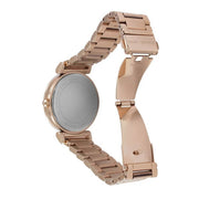  Shop Authentic Michael Kors Catlin Black Diamonds Dial Rose Gold Steel Strap Watch for Women - MK3356 - Luxxuri