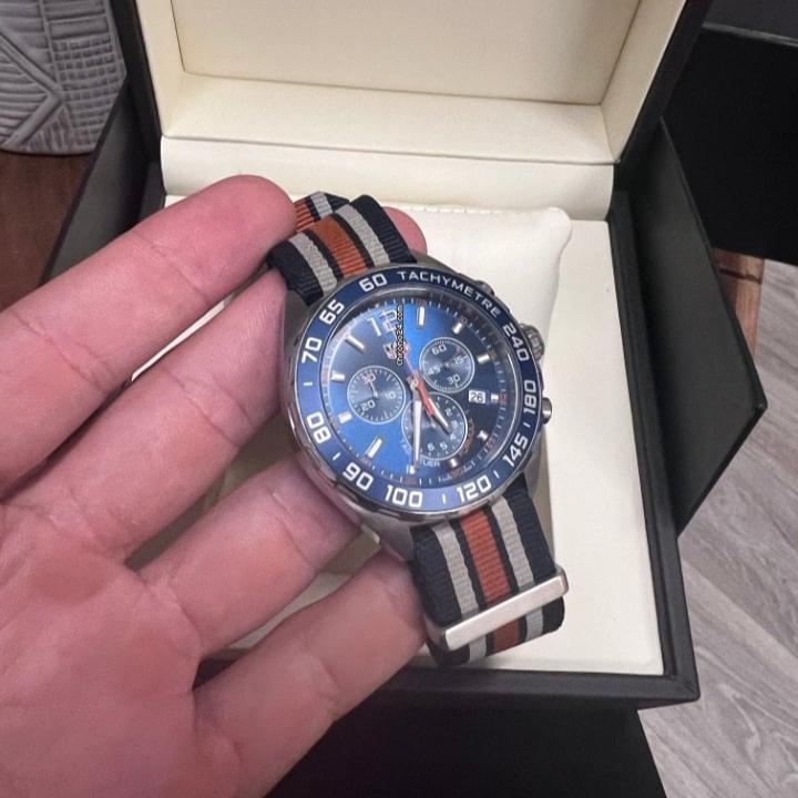  Shop Authentic Tag Heuer Formula 1 Blue Dial Watch for Men - CAZ1014.FC8196 - Luxxuri