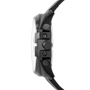  Shop Authentic Diesel Mega Chief Black Dial Black Leather Strap Watch For Men - DZ4323 - Luxxuri