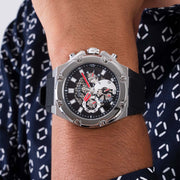  Shop Authentic Guess Third Grear Multi Function Black Dial Black Rubber Strap Watch for Men- GW0334G1 - Luxxuri