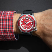 Shop Authentic Citizen Eco Drive Promaster Marine Red Dial Black Rubber Strap Watch For Men - BN0159-15X - Luxxuri