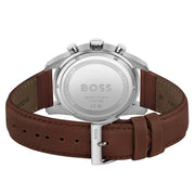  Shop Authentic Hugo Boss Skymaster Blue Dial Brown Leather Strap Watch for Men - 1513940 - Luxxuri