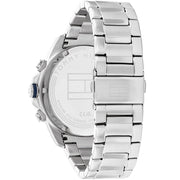  Shop Authentic Tommy Hilfiger Lars Chronograph Blue Dial Silver Steel Strap Watch For Men - 1792059 - Luxxuri