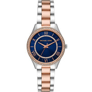  Shop Authentic Michael Kors Lauryn Three-Hand Blue Dial Two Tone Steel Strap Watch for Women - MK4738 - Luxxuri