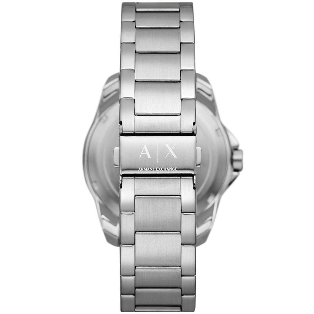  Shop Authentic Emporio Armani Meccanico Automatic Blue Dial Silver Steel Strap Watch For Men - AR60059 - Luxxuri