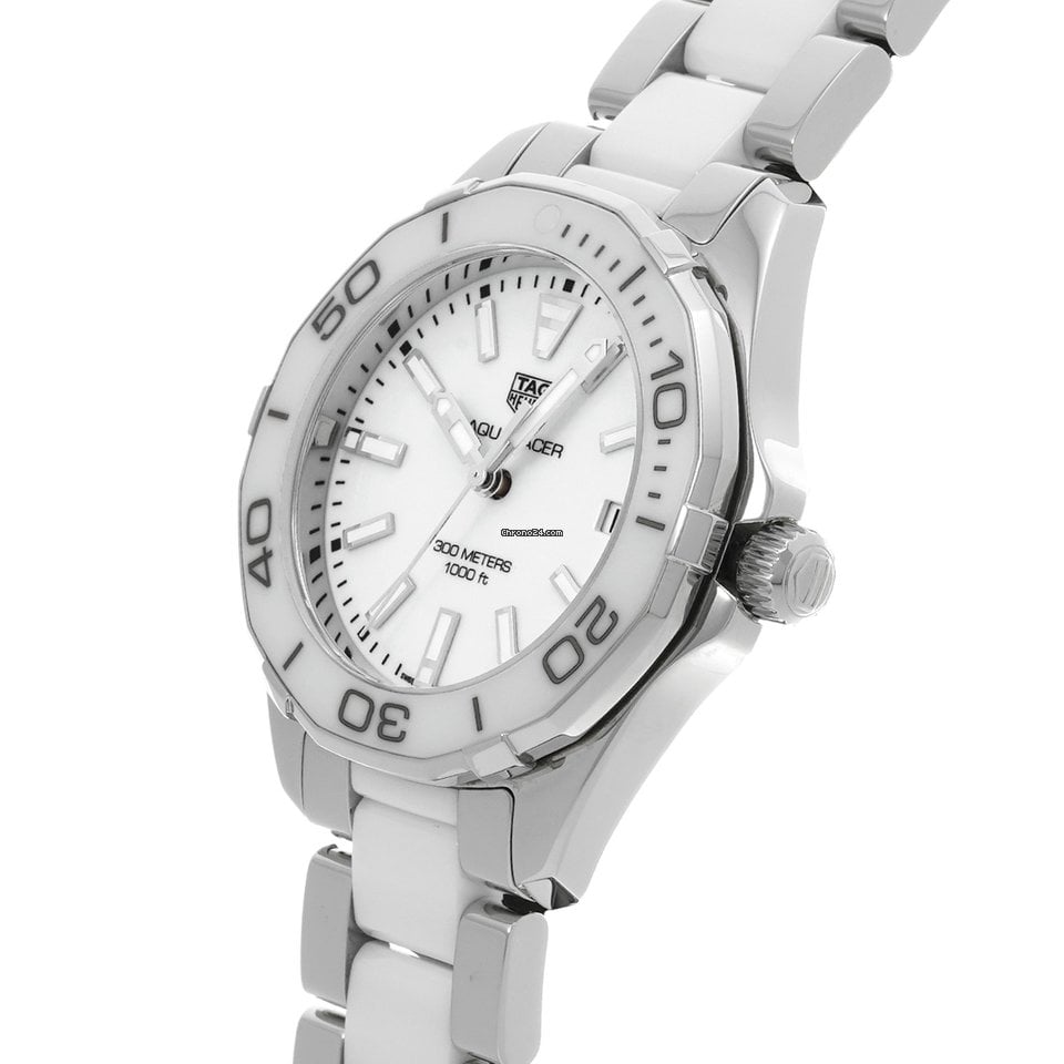  Shop Authentic Tag Heuer Aquaracer White Dial Watch for Women - WAY131B.BA0914 - Luxxuri