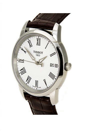  Shop Authentic Tissot T Classic Dream White Dial Brown Leather Strap Watch for Men - T033.410.16.013.01 - Luxxuri
