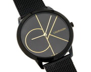  Shop Authentic Calvin Klein Minimal Black Dial Black Mesh Bracelet Watch for Men - K3M214X1 - Luxxuri