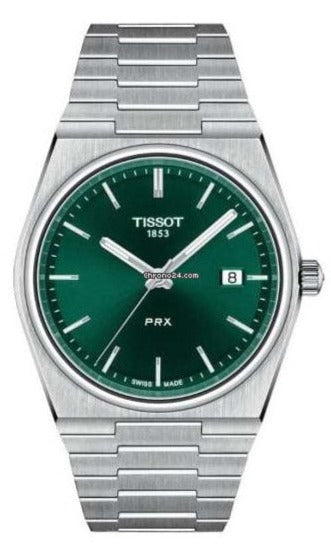  Shop Authentic Tissot PRX Green Dial Silver Steel Strap Watch for Men - T137.410.33.091.00 - Luxxuri