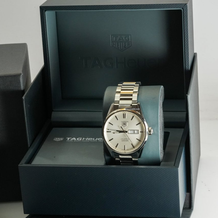  Shop Authentic Tag Heuer Carrera White Dial Watch for Men - WAR201B.BA0723 - Luxxuri