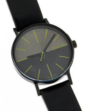  Shop Authentic Calvin Klein Boost Black Dial Black Leather Strap Watch for Men - K7Y214CL - Luxxuri