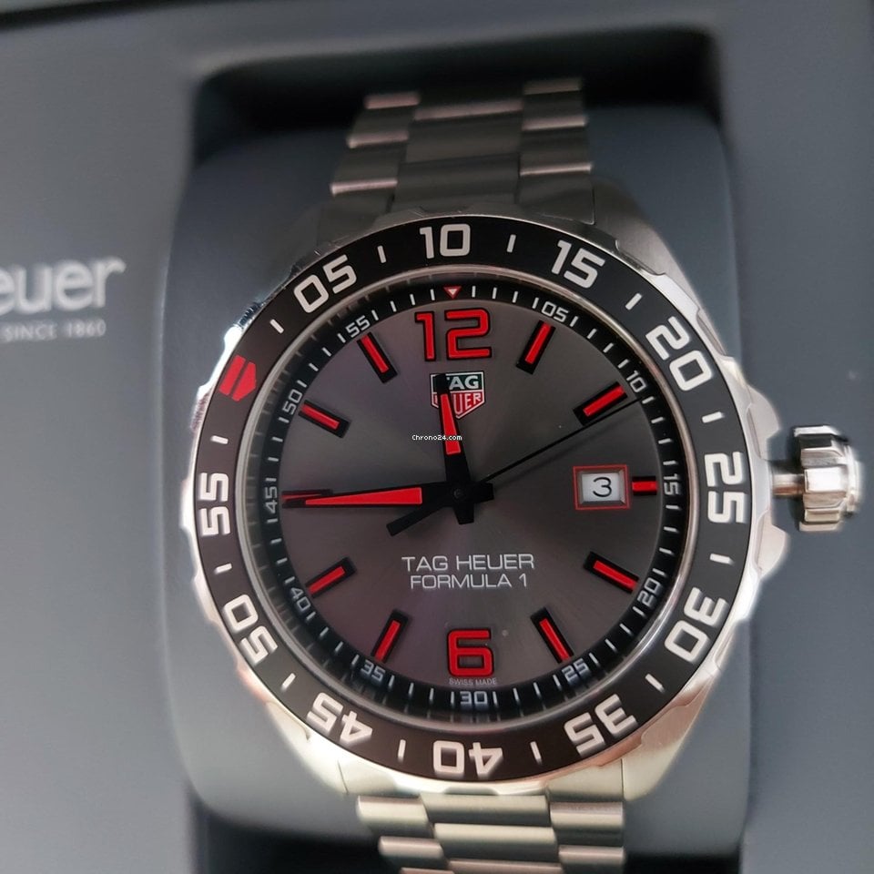  Shop Authentic Tag Heuer Formula 1 Anthracite Dial Watch for Men - WAZ1018.BA0842 - Luxxuri