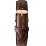  Shop Authentic Daniel Wellington Dapper Bristol White Dial Brown Leather Strap Watch For Men - DW00100086 - Luxxuri